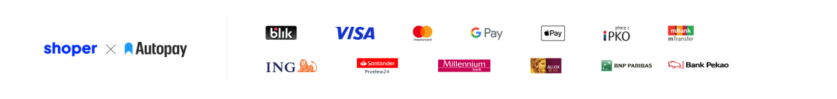 Metody płatności w sklepie – otwiera się w nowej karcie